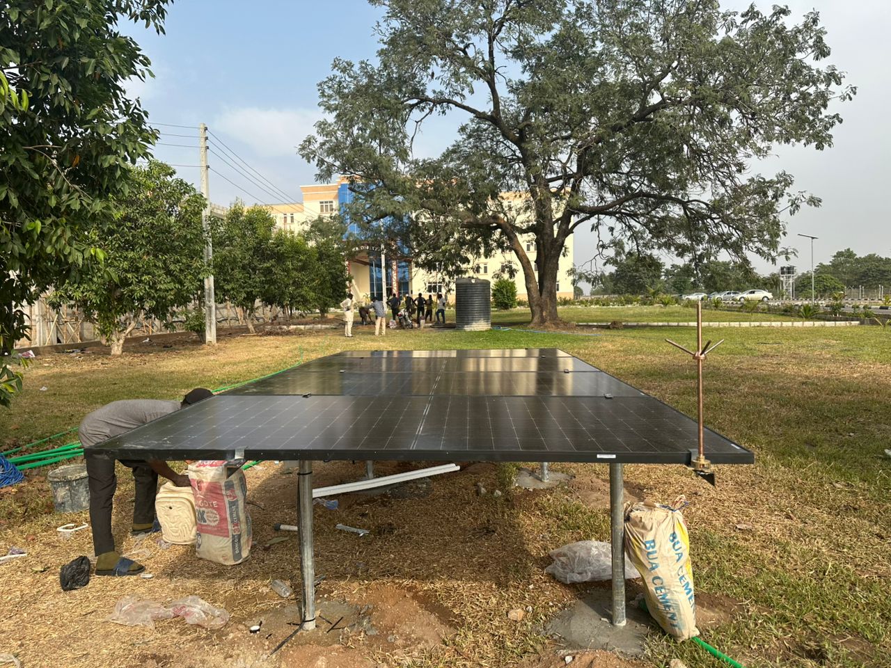 Inverter and battery system installation